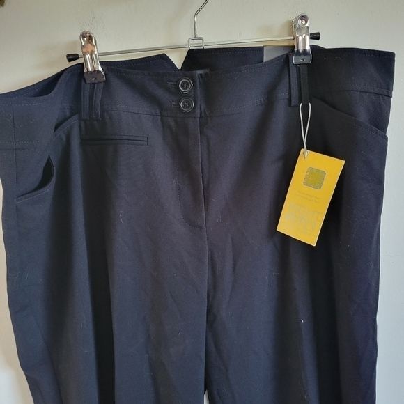 NWT Lane Bryant Houstan Wide Leg Pant Black Size 5 - Picture 2 of 9